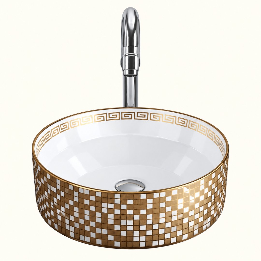 Sonet OCTAGON - WG - 02, table top basin (view 3)